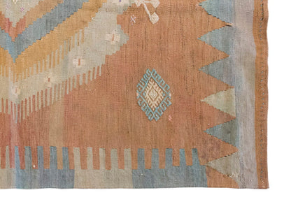 Vintage Turkish Rug, 3.5 x 3.4 ft Rug, 106 x 103 cm