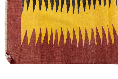 Vintage Turkish Rug, 3.5 x 3.6 ft, 105 x 107 cm