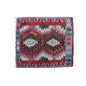 Vintage Turkish Rug, 3.5 x 3.6 ft Rug, 106 x 108 cm