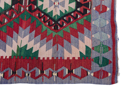 Vintage Turkish Rug, 3.5 x 3.6 ft Rug, 106 x 108 cm