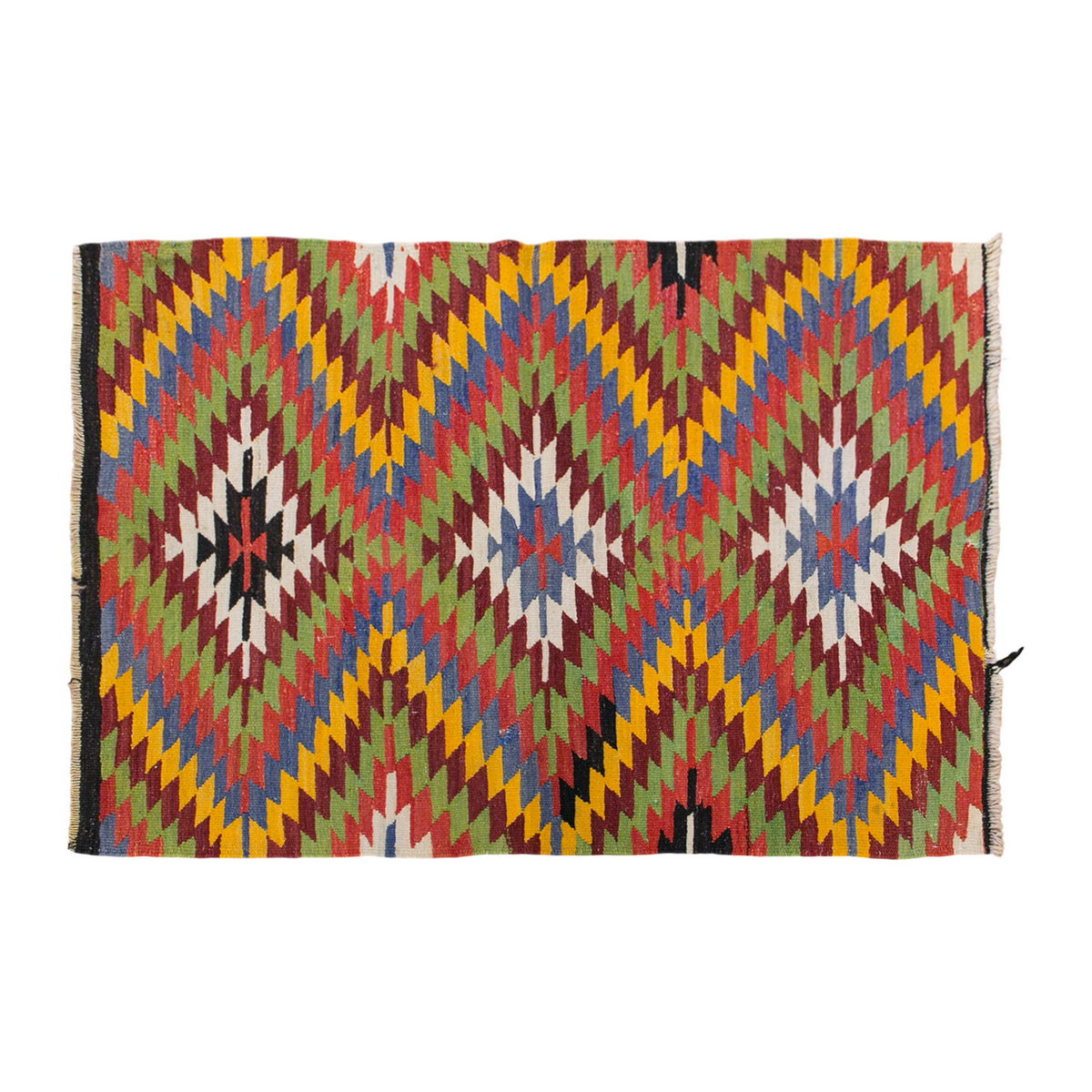 Vintage Turkish Rug, 3.5 x 4.10 ft, 106 x 148 cm
