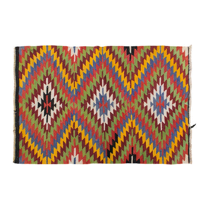 Vintage Turkish Rug, 3.5 x 4.10 ft, 106 x 148 cm