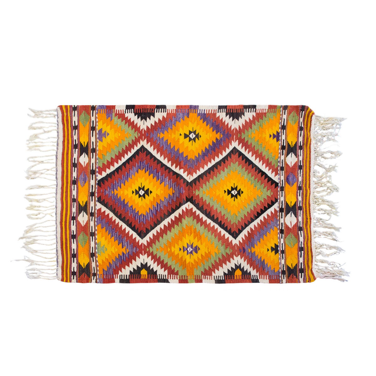 Vintage Turkish Rug, 3.5 x 4.8 ft Rug, 105 x 143 cm