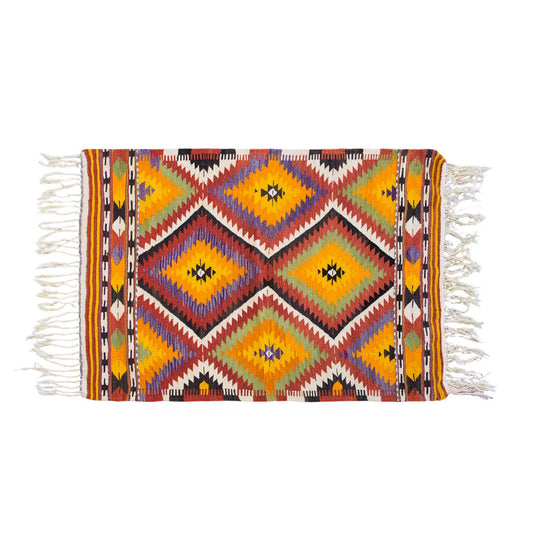 Vintage Turkish Rug, 3.5 x 4.8 ft Rug, 105 x 143 cm