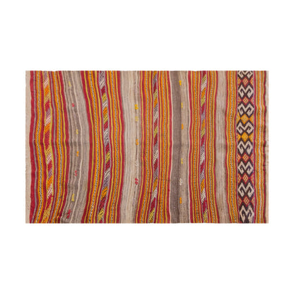 Vintage Turkish Rug, 3.5 x 4.9 ft Rug, 106 x 145 cm