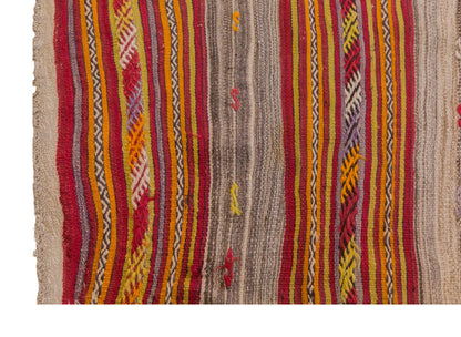 Vintage Turkish Rug, 3.5 x 4.9 ft Rug, 106 x 145 cm