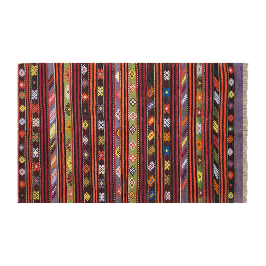 Vintage Turkish Rug, 3.5 x 5.1 ft Rug, 105 x 157 cm