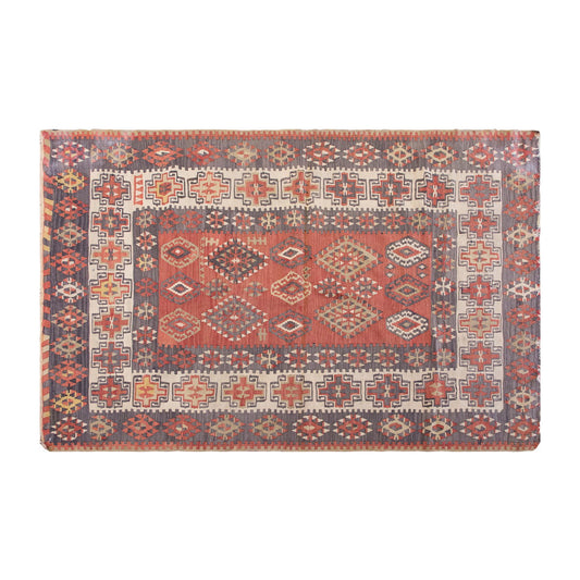 Vintage Turkish Rug, 3.5 x 5.3 ft Rug, 106 x 162 cm