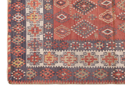 Vintage Turkish Rug, 3.5 x 5.3 ft Rug, 106 x 162 cm