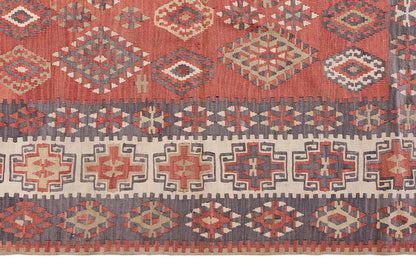 Vintage Turkish Rug, 3.5 x 5.3 ft Rug, 106 x 162 cm