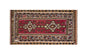 Vintage Turkish Rug, 3.5 x 6.6 ft, 105 x 200 cm