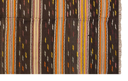 Vintage Turkish Rug, 3.5 x 7.1 ft, 105 x 216 cm