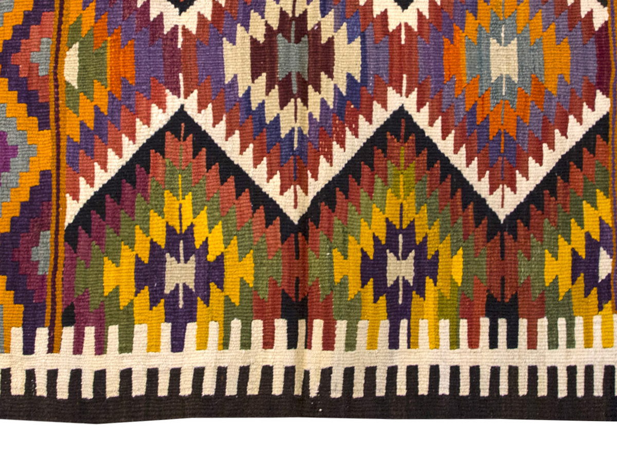 Vintage Turkish Rug, 3.6 x 2.5 ft, 108 x 76 cm
