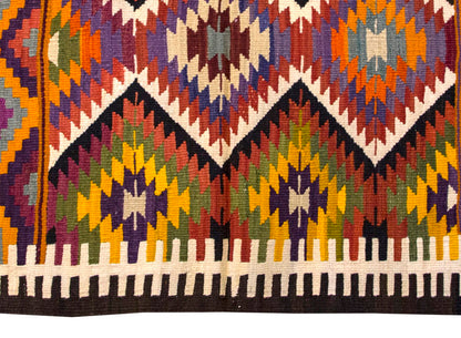 Vintage Turkish Rug, 3.6 x 2.5 ft, 108 x 76 cm