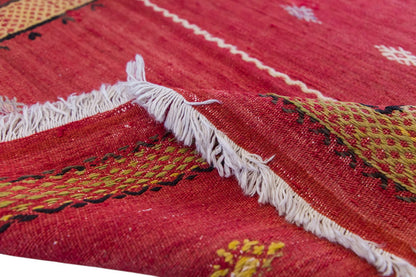Vintage Turkish Rug, 3.6 x 3.1 ft Rug, 107 x 96 cm