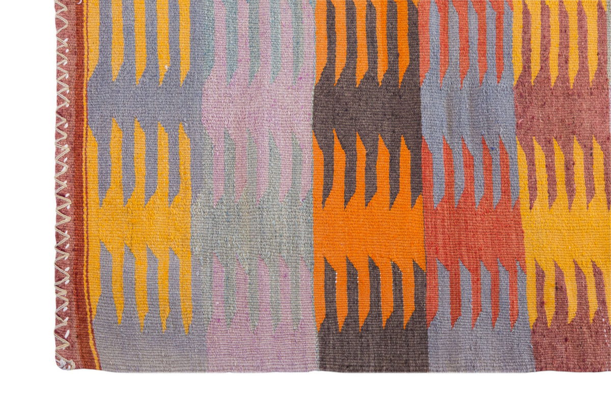Vintage Turkish Rug, 3.6 x 3.8 ft Rug, 109 x 112 cm