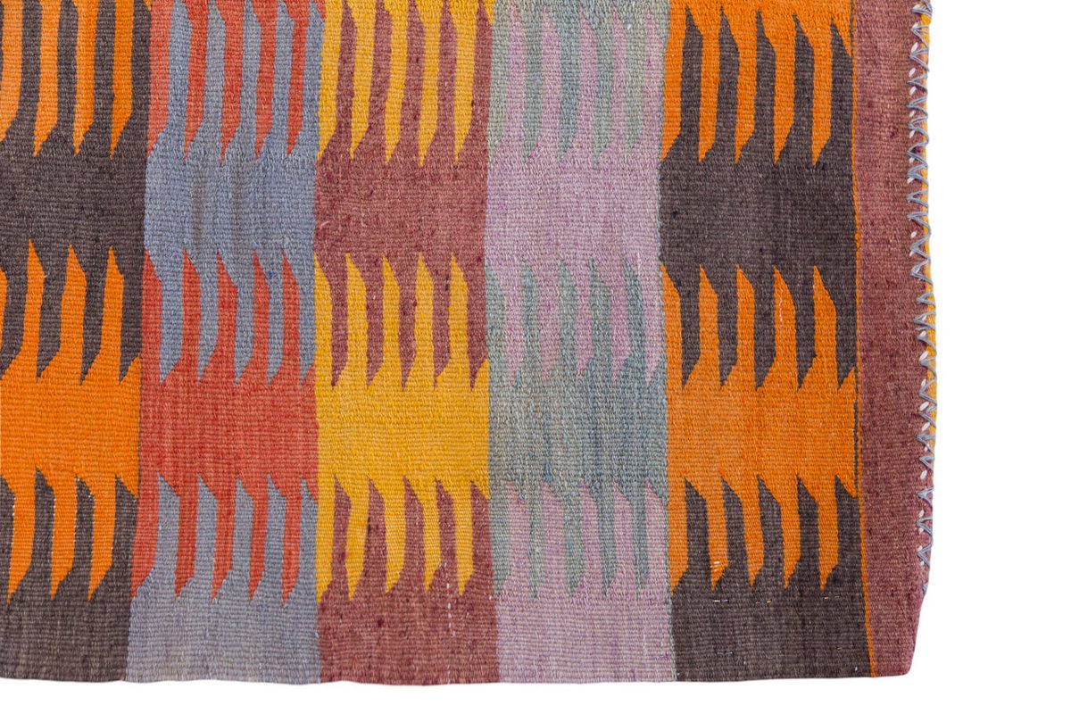 Vintage Turkish Rug, 3.6 x 3.8 ft Rug, 109 x 112 cm