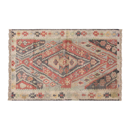 Vintage Turkish Rug, 3.6 x 5.3 ft Rug, 108 x 162 cm