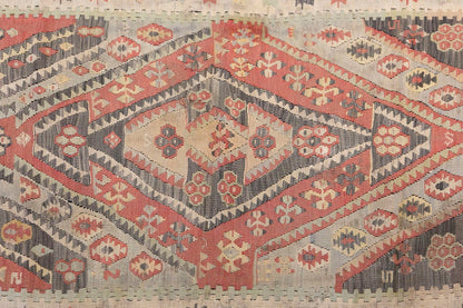 Vintage Turkish Rug, 3.6 x 5.3 ft Rug, 108 x 162 cm
