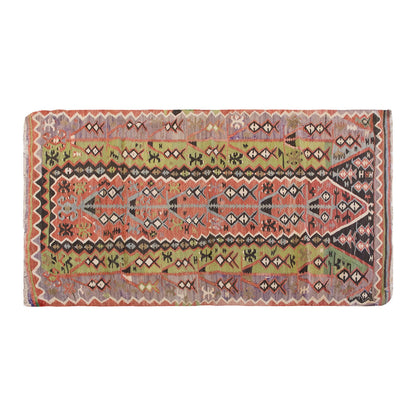 Vintage Turkish Rug, 3.6 x 5.5 ft Rug, 107 x 167 cm