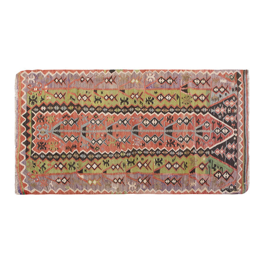 Vintage Turkish Rug, 3.6 x 5.5 ft Rug, 107 x 167 cm