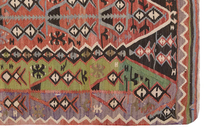 Vintage Turkish Rug, 3.6 x 5.5 ft Rug, 107 x 167 cm