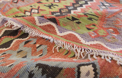 Vintage Turkish Rug, 3.6 x 5.5 ft Rug, 107 x 167 cm