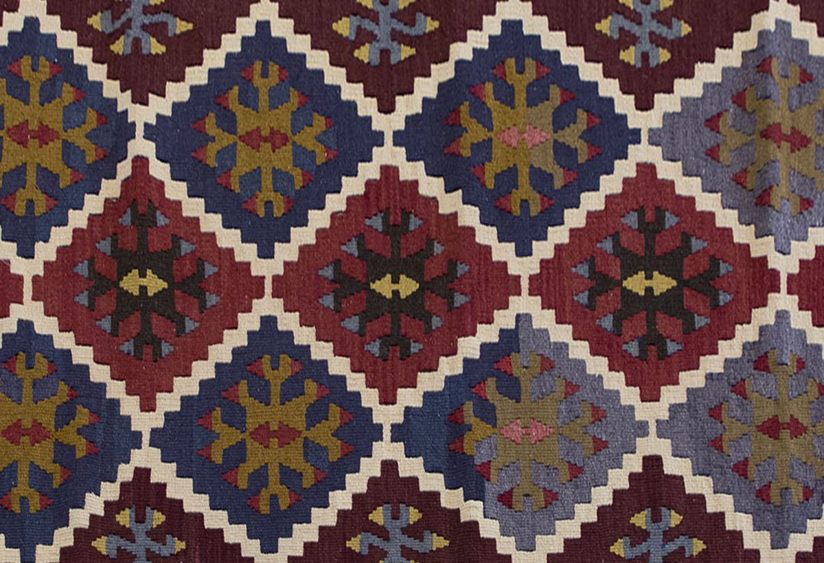 Vintage Turkish Rug, 3.6 x 5.8 ft Rug, 109 x 173 cm