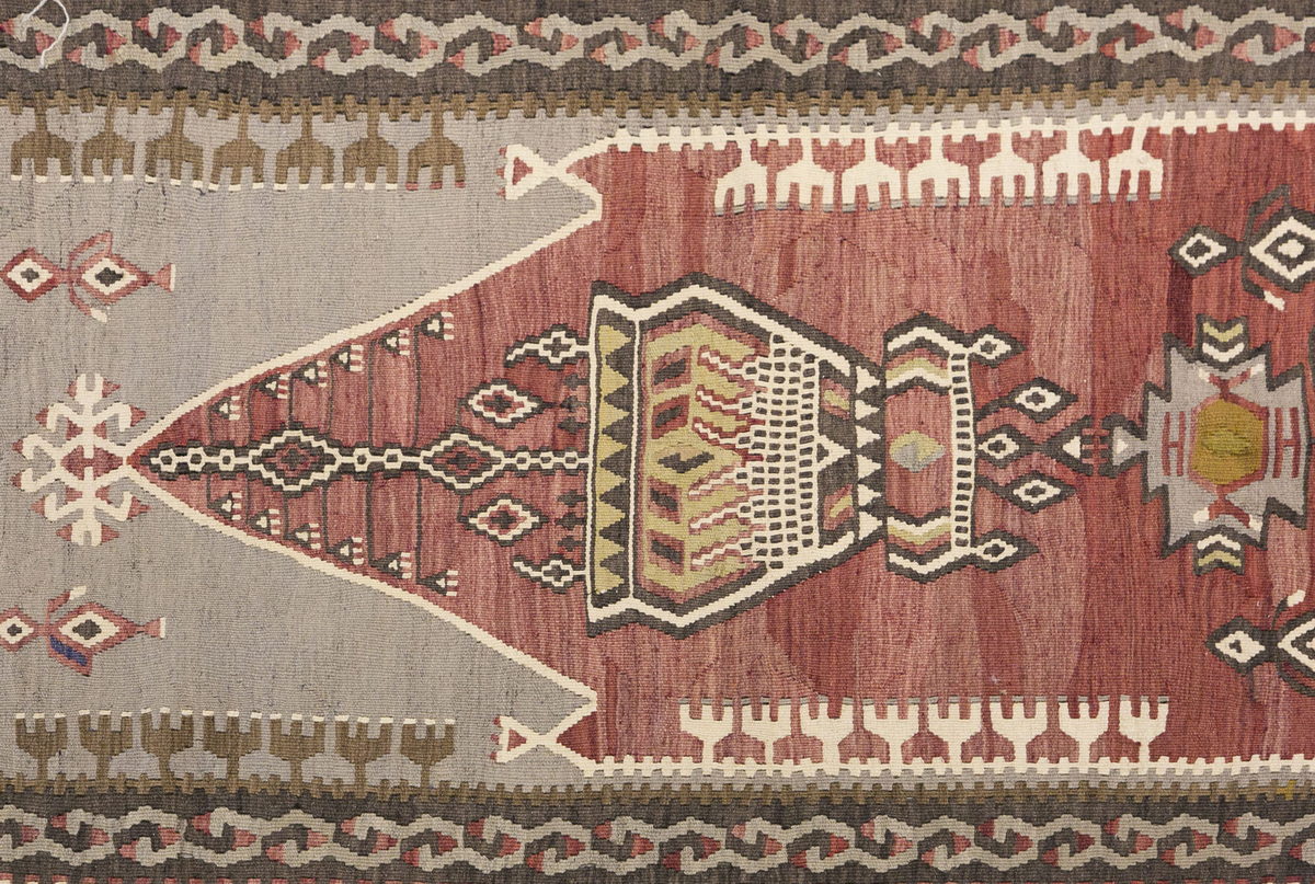 Vintage Turkish Rug, 3.6 x 6 ft Rug, 108 x 183 cm