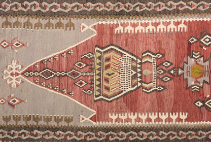 Vintage Turkish Rug, 3.6 x 6 ft Rug, 108 x 183 cm