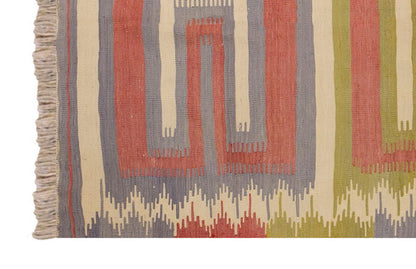 Vintage Turkish Rug, 3.6 x 7.1 ft, 107 x 218 cm