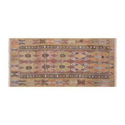Vintage Turkish Rug, 3.6 x 7.2 ft Rug, 108 x 220 cm