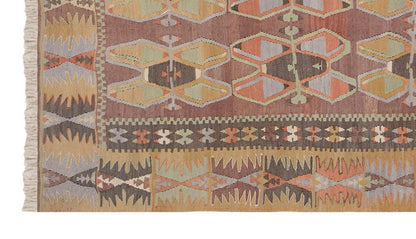 Vintage Turkish Rug, 3.6 x 7.2 ft Rug, 108 x 220 cm