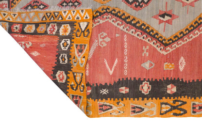 Vintage Turkish Rug, 3.7 x 12.11 ft Rug, 110 x 395 cm