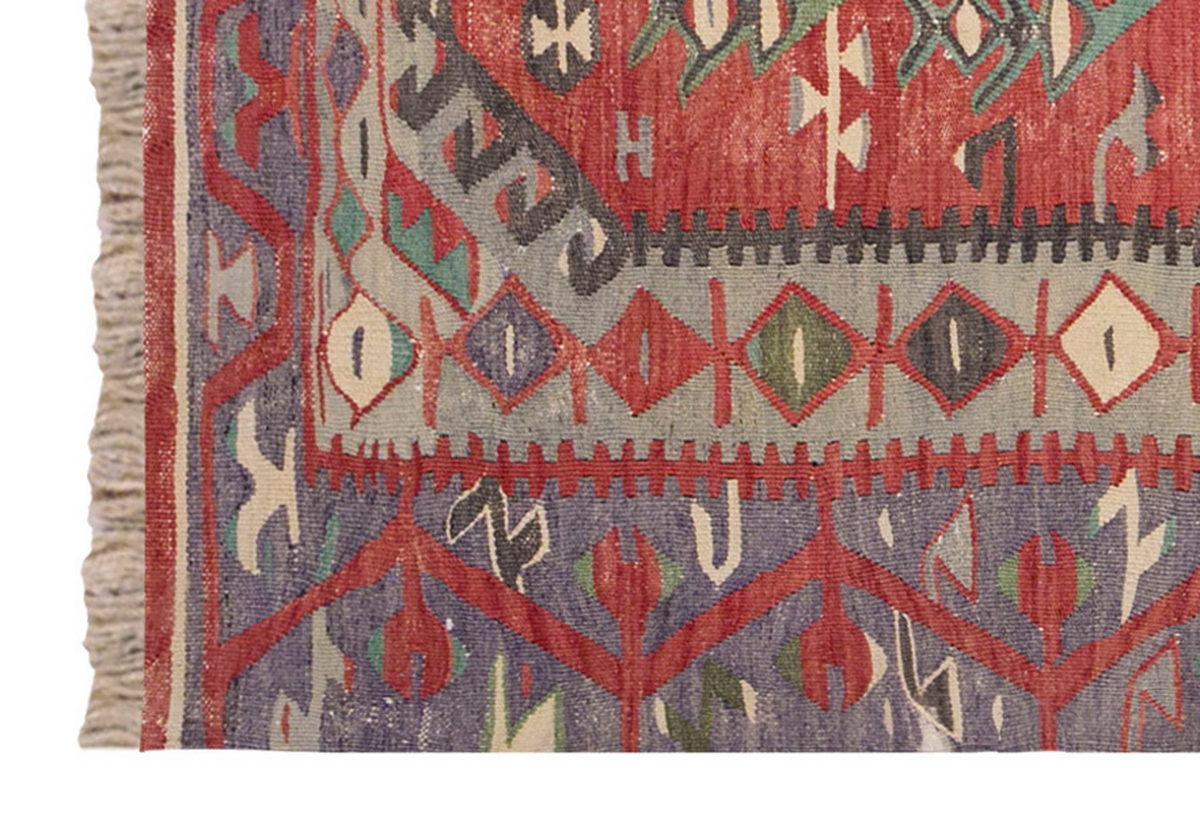 Vintage Turkish Kilim, 3.7 x 5.1 ft Rug,  110 x 155 cm