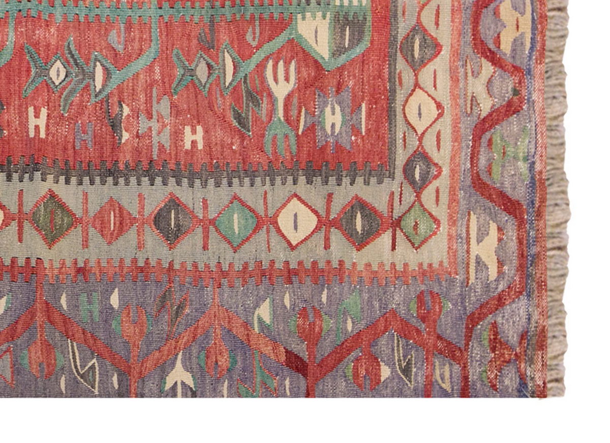 Vintage Turkish Kilim, 3.7 x 5.1 ft Rug,  110 x 155 cm