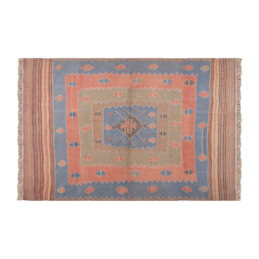 Vintage Turkish Rug, 3.7 x 5.2 ft, 110 x 160 cm