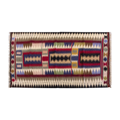 Vintage Turkish Rug, 3.7 x 5.8 ft Rug, 110 x 173 cm