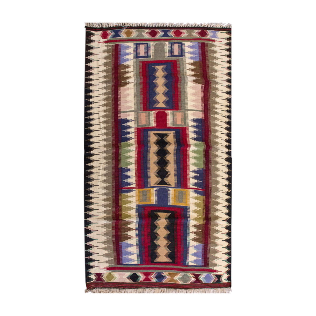 Vintage Turkish Rug, 3.7 x 5.8 ft Rug, 110 x 173 cm
