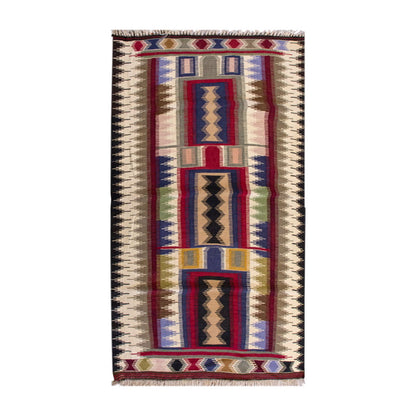 Vintage Turkish Rug, 3.7 x 5.8 ft Rug, 110 x 173 cm