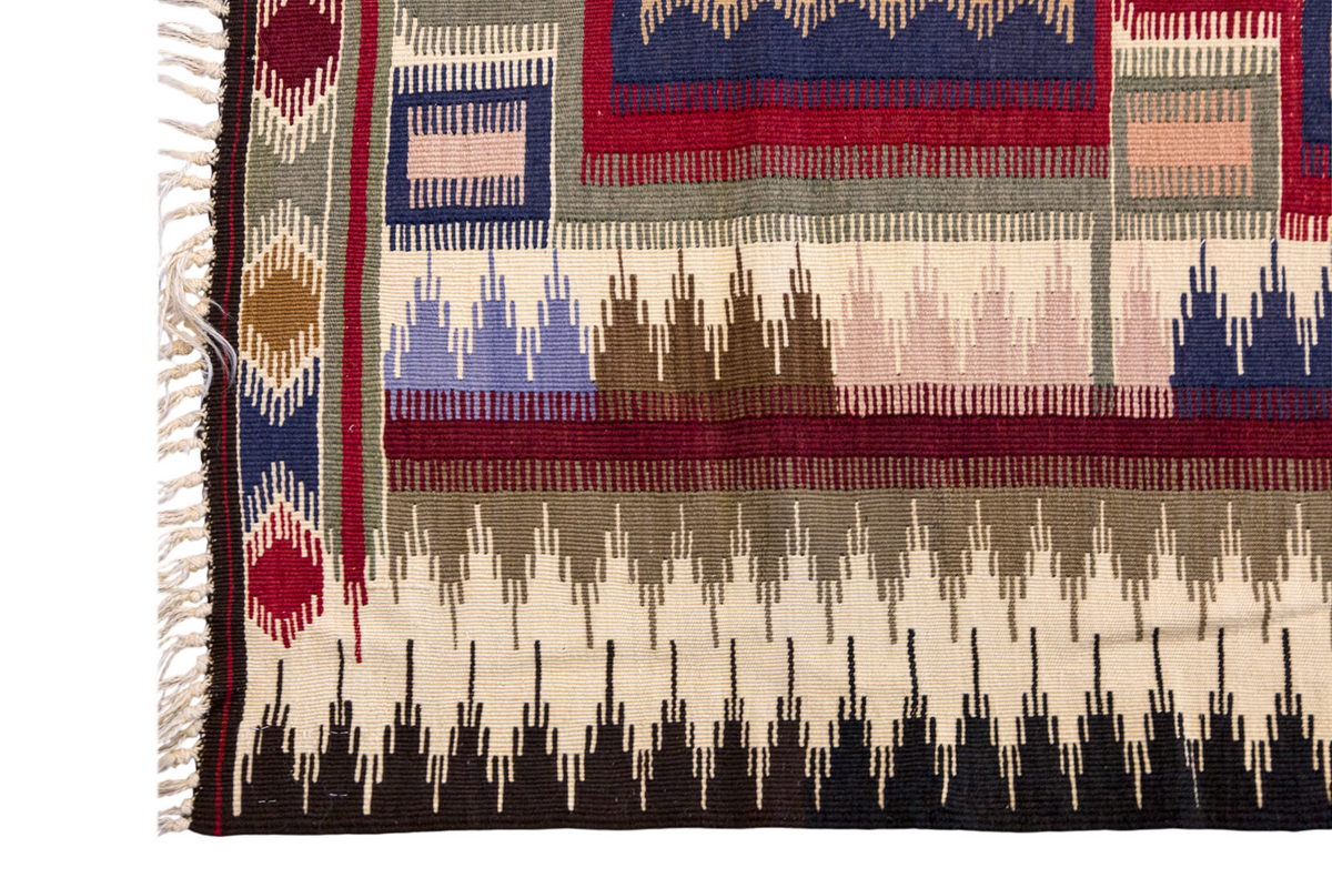 Vintage Turkish Rug, 3.7 x 5.8 ft Rug, 110 x 173 cm