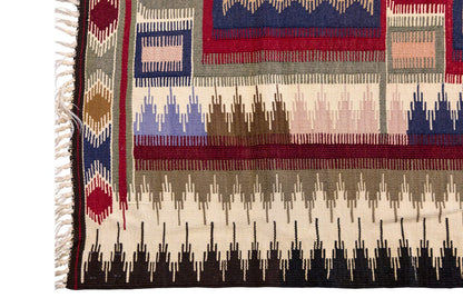 Vintage Turkish Rug, 3.7 x 5.8 ft Rug, 110 x 173 cm
