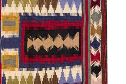 Vintage Turkish Rug, 3.7 x 5.8 ft Rug, 110 x 173 cm