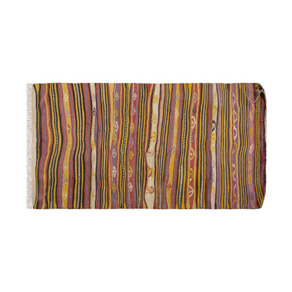 Vintage Turkish Rug, 3.7 x 6.3 ft, 110 x 193 cm