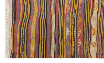 Vintage Turkish Rug, 3.7 x 6.3 ft, 110 x 193 cm