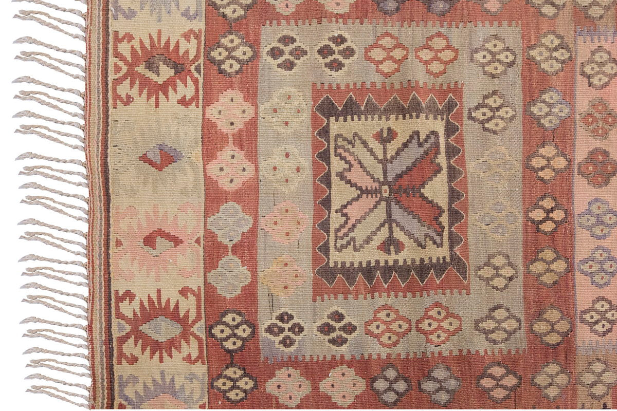 Vintage Turkish Rug, 3.7 x 6.6 ft, 110 x 200 cm