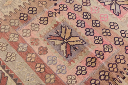 Vintage Turkish Rug, 3.7 x 6.6 ft, 110 x 200 cm