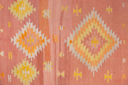 Vintage Turkish Rug, 3.7 x 6.6 ft Rug, 110 x 199 cm