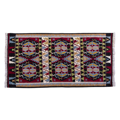 Vintage Turkish Rug, 3.8 x 5.4 ft, 114 x 164 cm