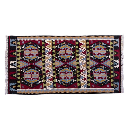 Vintage Turkish Rug, 3.8 x 5.4 ft, 114 x 164 cm